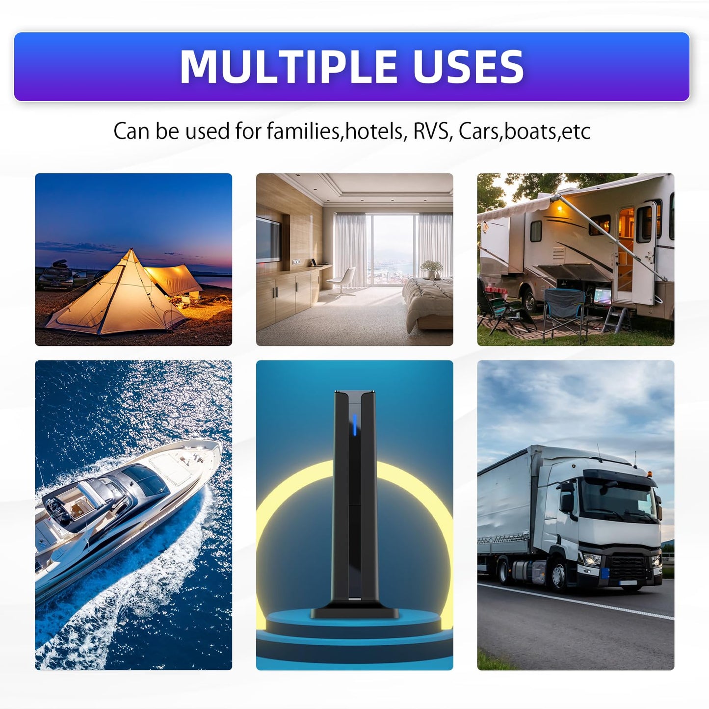 Indoor digital TV antenna for smart TVs