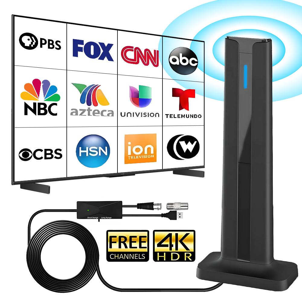 Indoor digital TV antenna for smart TVs