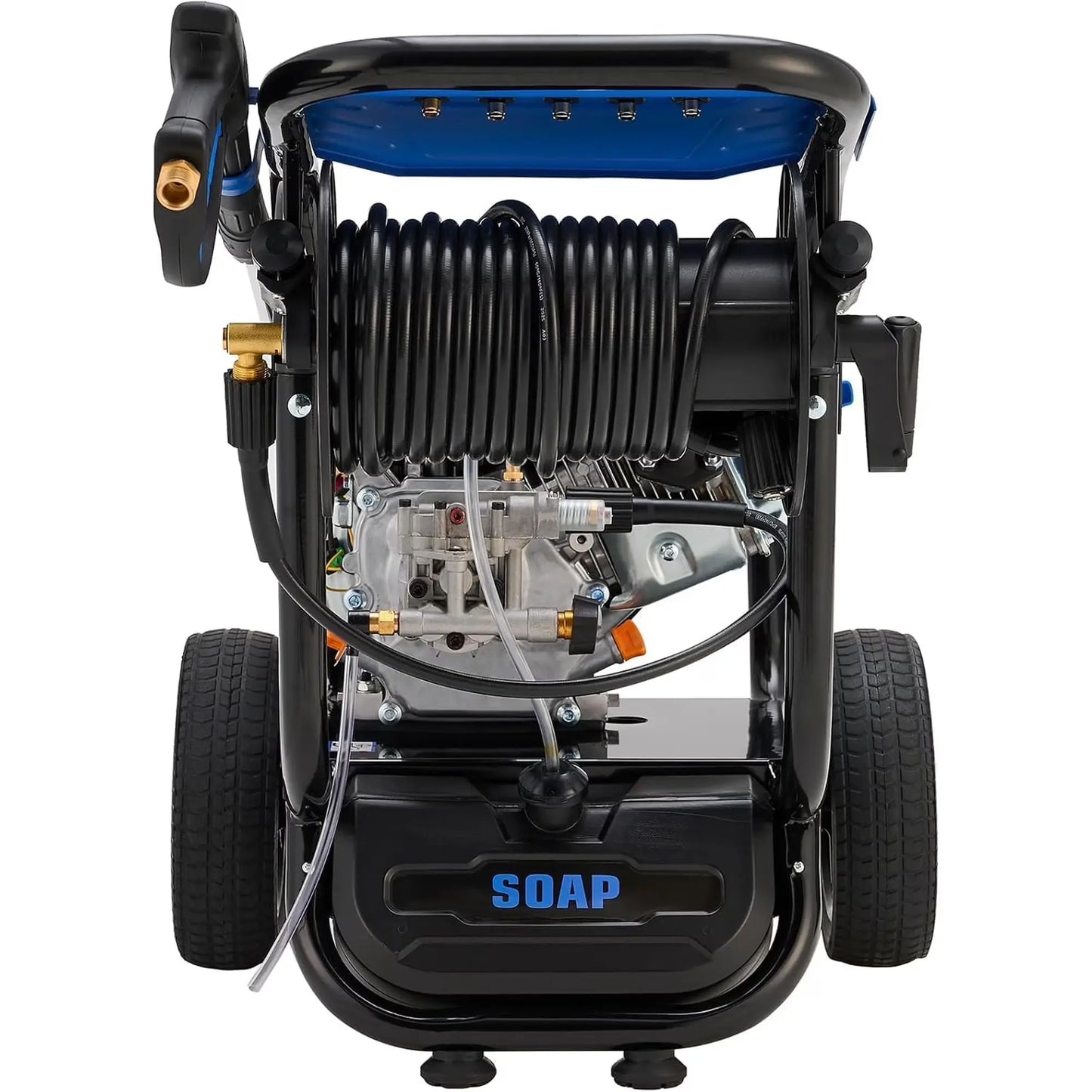 Efurden 3600 PSI gasoline-powered high-pressure washer, suitable for garden cleaning.